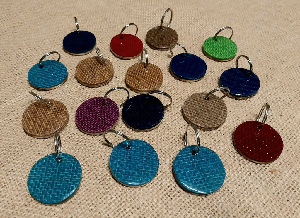 Portachiavi in Juta Jutapress – Il dettaglio naturale che fa la differenza